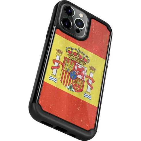 Spain Flag Distressed iPhone 13 Pro Cargo Case